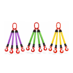 Zawiesia pasowe 4-ciegnowe zakończone hakami z zabezpieczeniem CZO